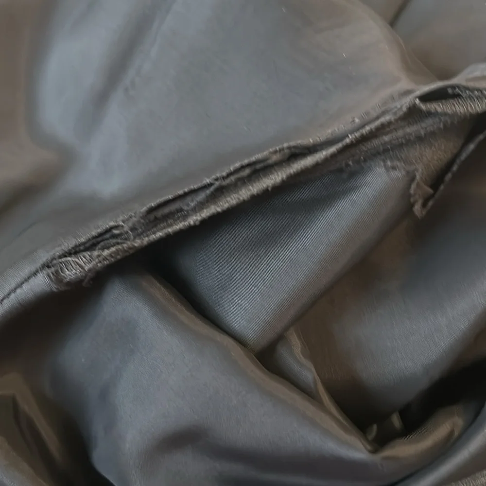 Carlisle Gray lightweight wool lined flat front trousers pants size 10 - Picture 6 of 6